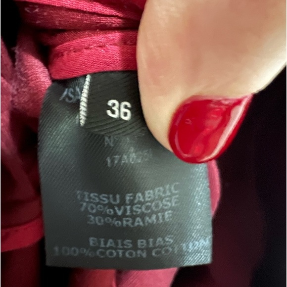 Isabel Marant Red Silk Dress, size 36 - Picture 3 of 5